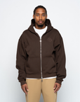 Double Zip Hoodie Terra