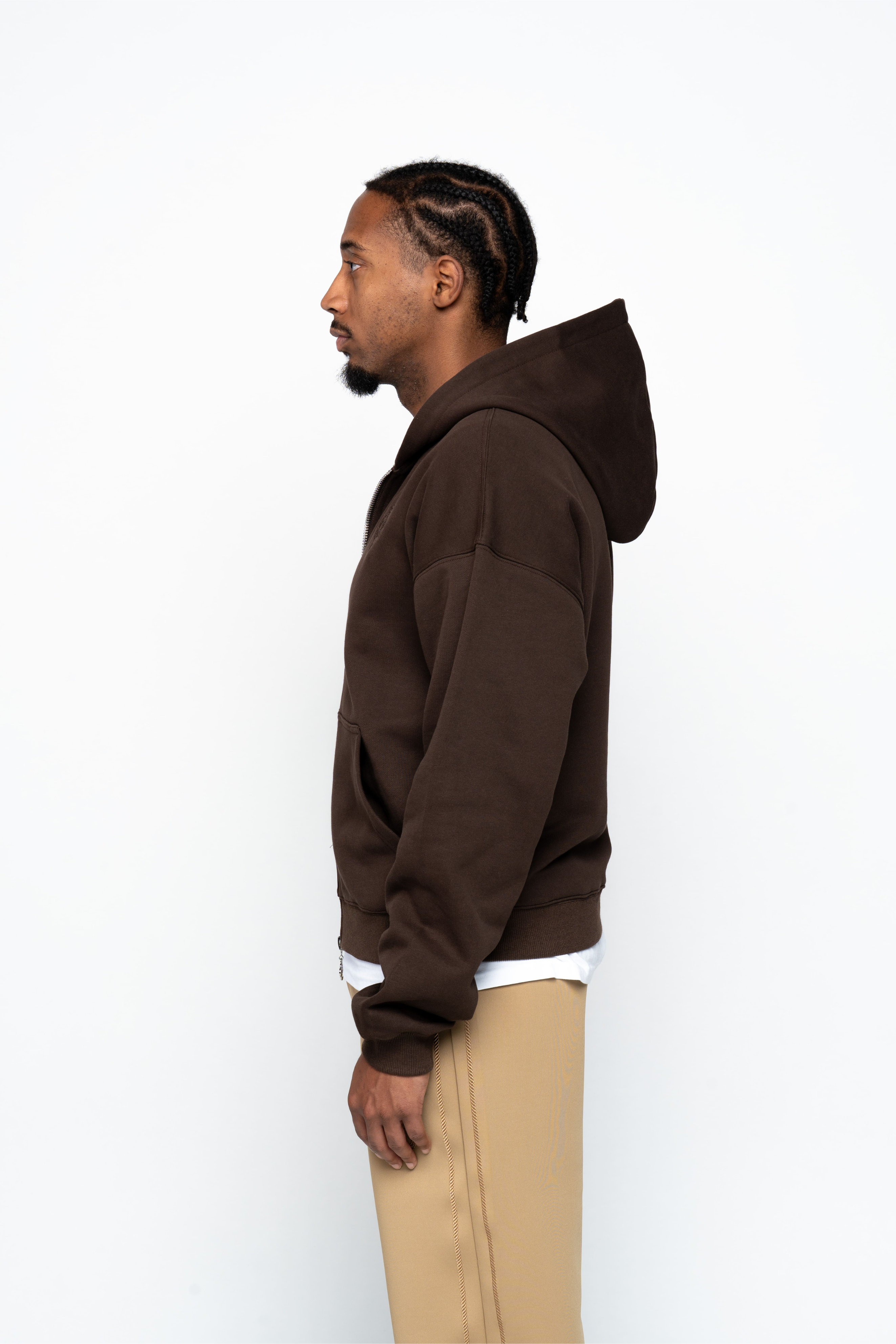 Double Zip Hoodie- Terra – INTERLUDE