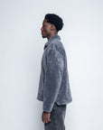 Arctyc Half-Zip Grey Sherpa Fleece