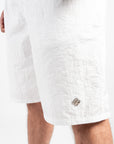 Mirage Nylon Shorts - White