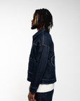 Midnight Bloom Denim Jacket - Japanese Denim