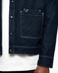 Midnight Bloom Denim Jacket - Japanese Denim