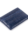 Croc Cardholder - Midnight Navy
