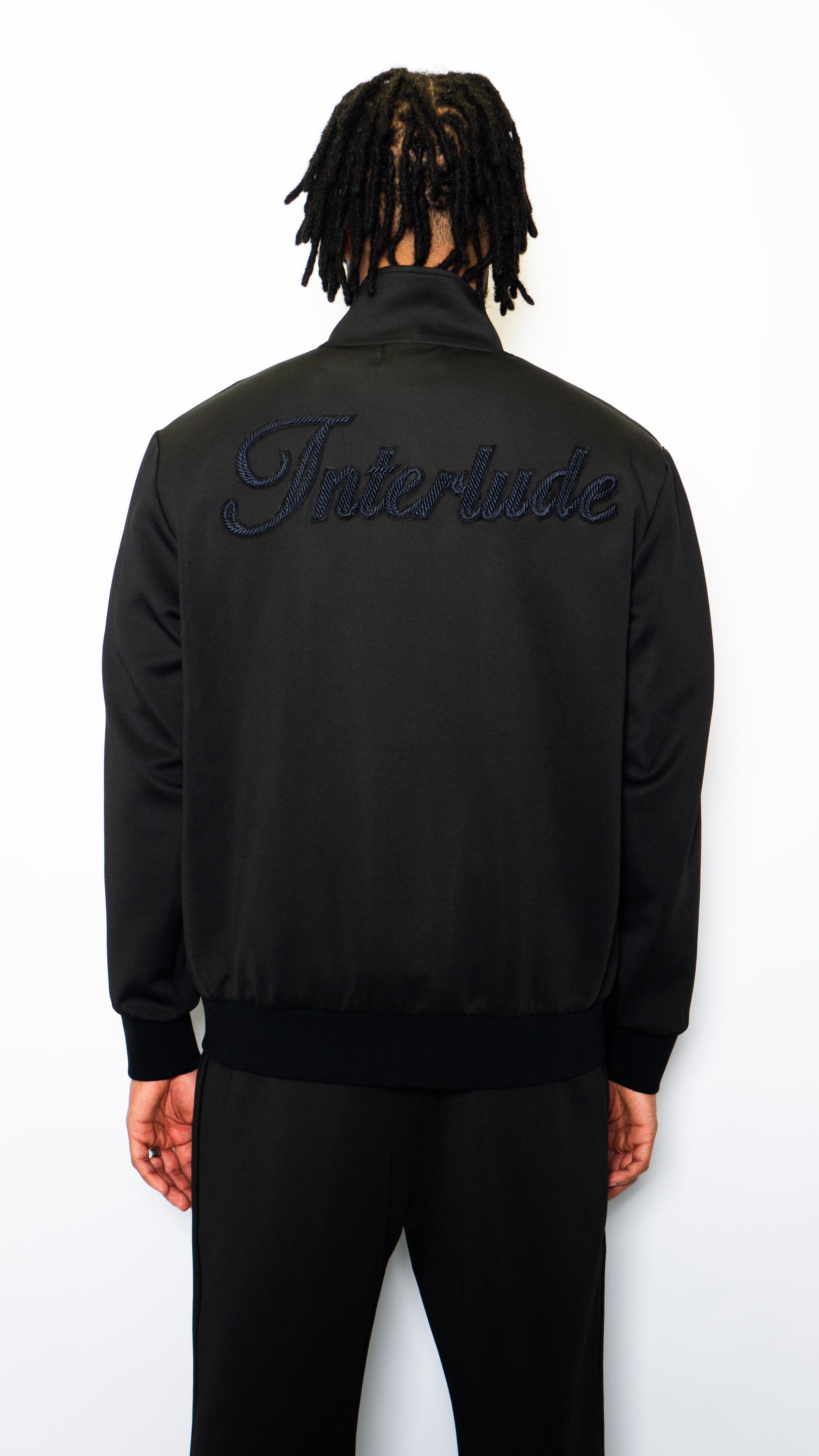 Interlude Rope Track Jacket Onyx black
