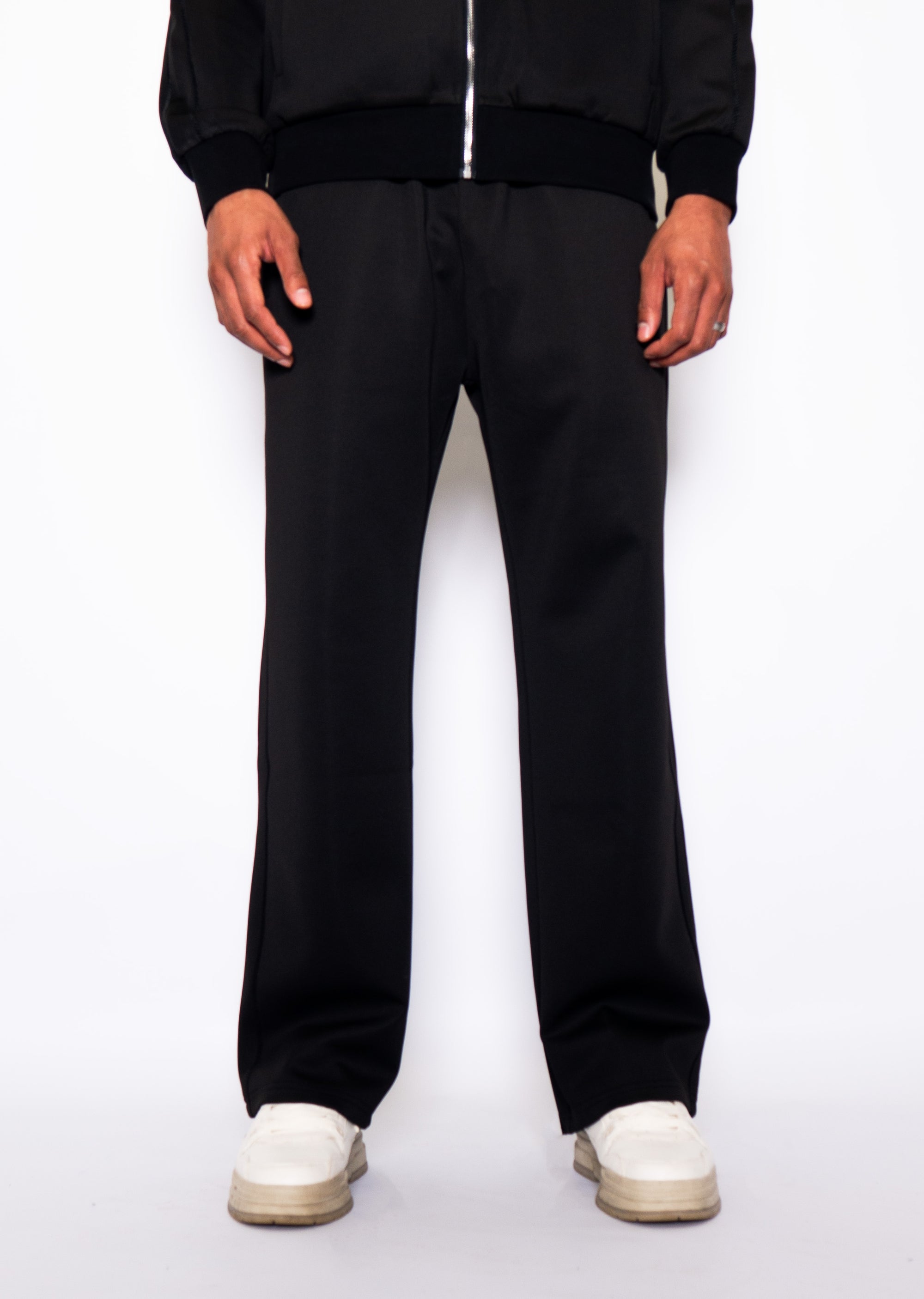 Interlude Rope Track pants Onyx Black