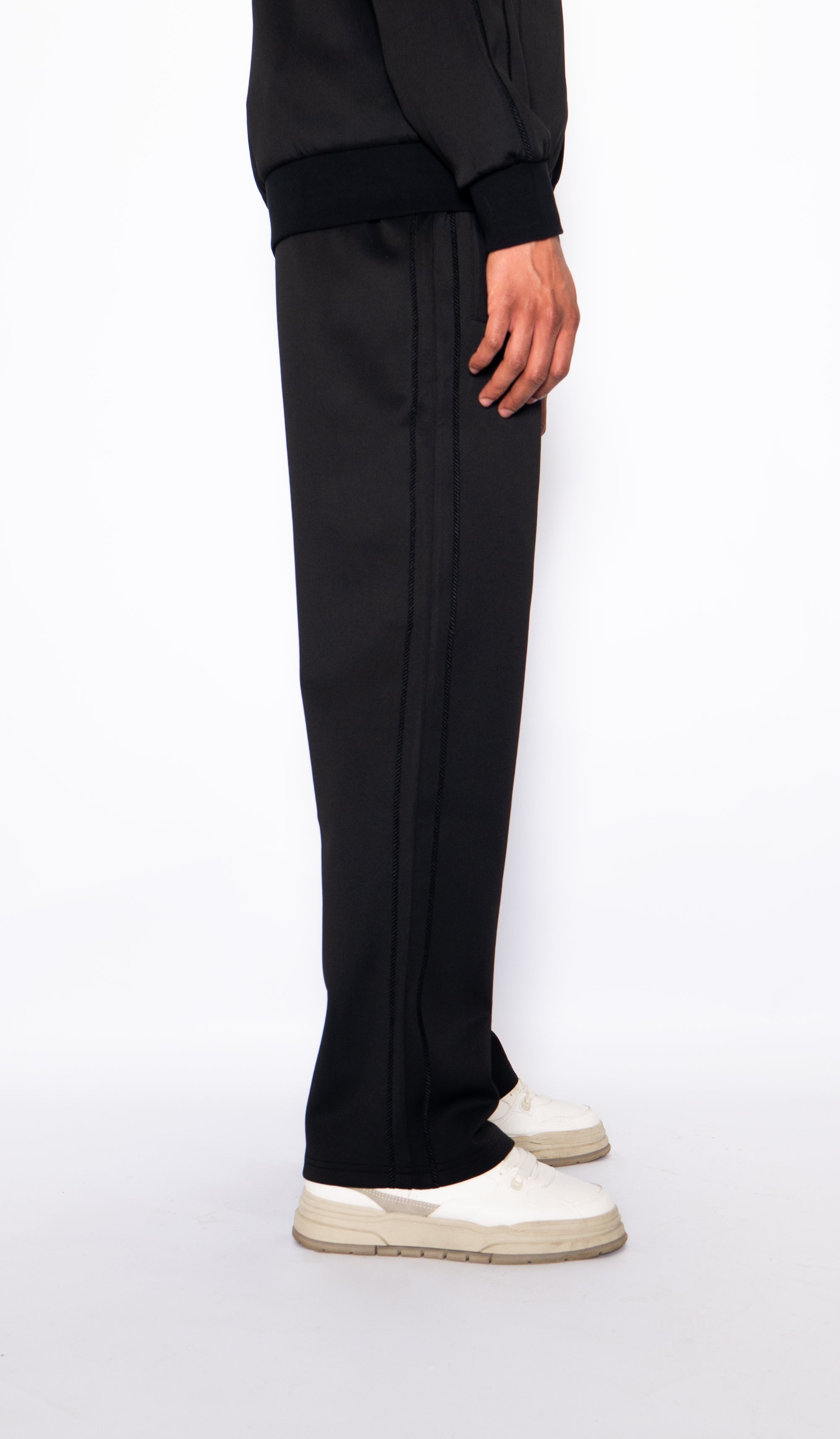Interlude Rope Track pants Onyx Black