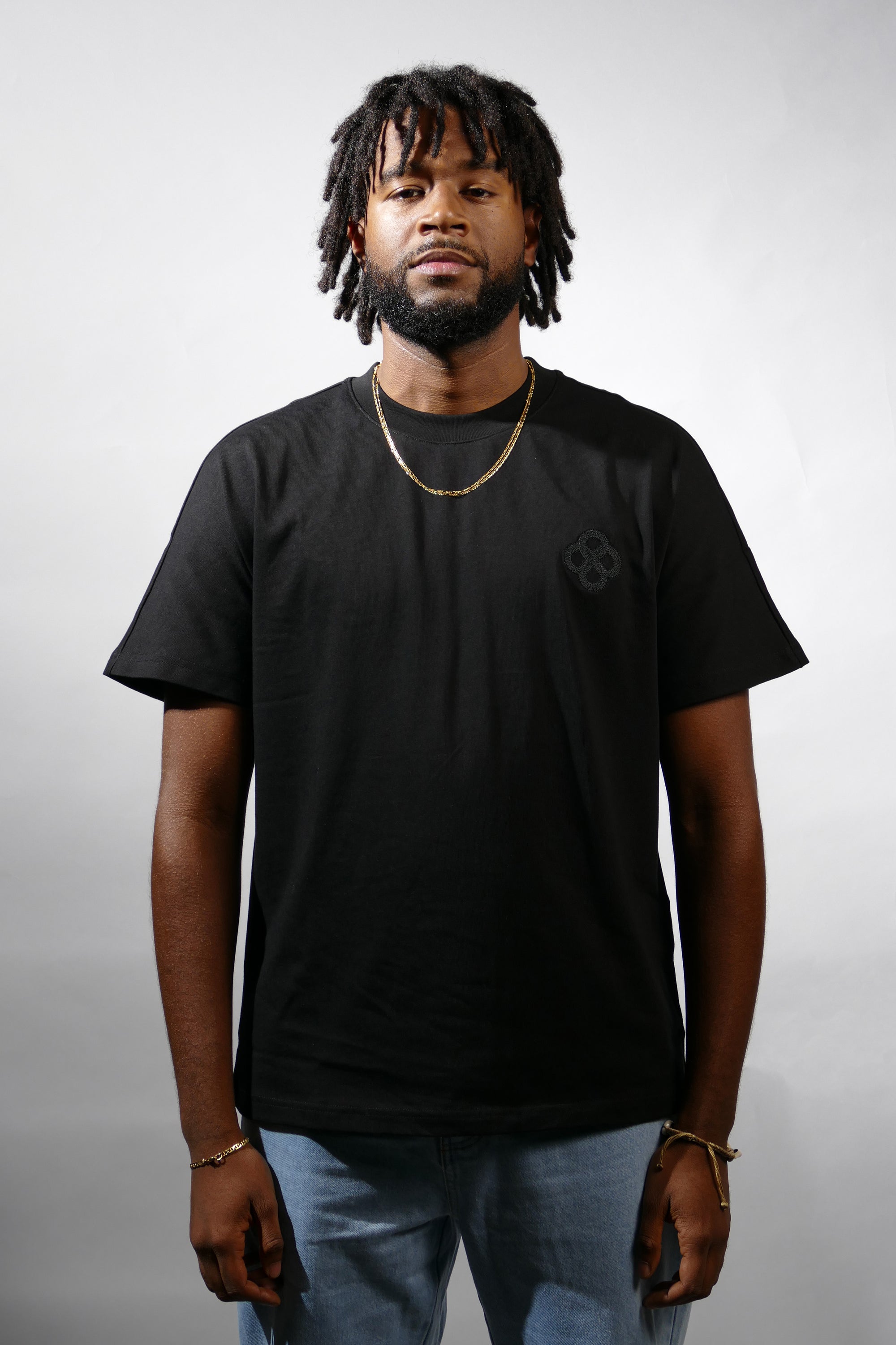 OURO Heavyweight Circle of Life T-shirt Onyx Black