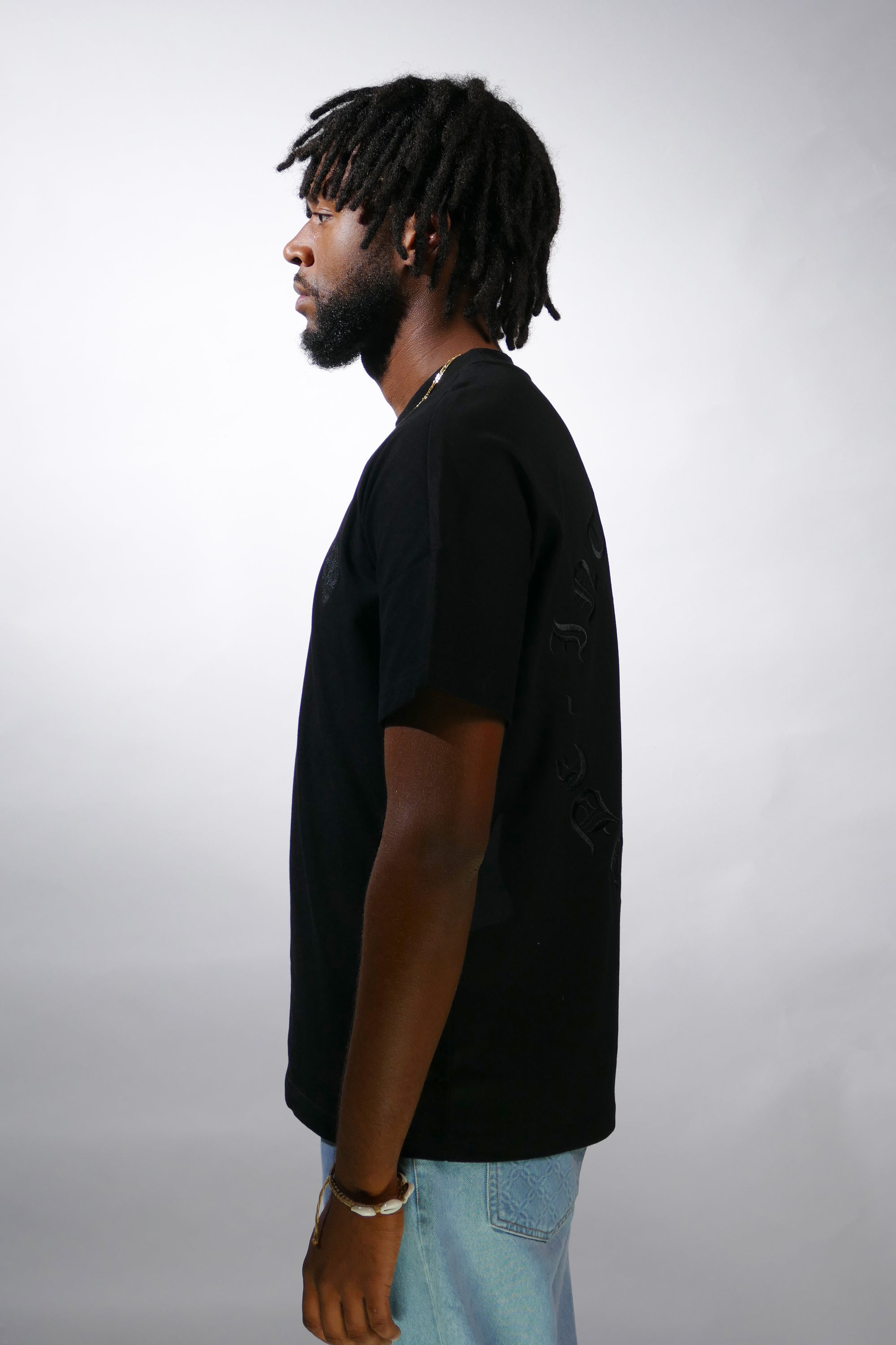 OURO Heavyweight Circle of Life T-shirt Onyx Black