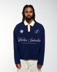 Midnight Blossom Polo Shirt - Midnight Navy