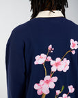 Midnight Blossom Polo Shirt - Midnight Navy