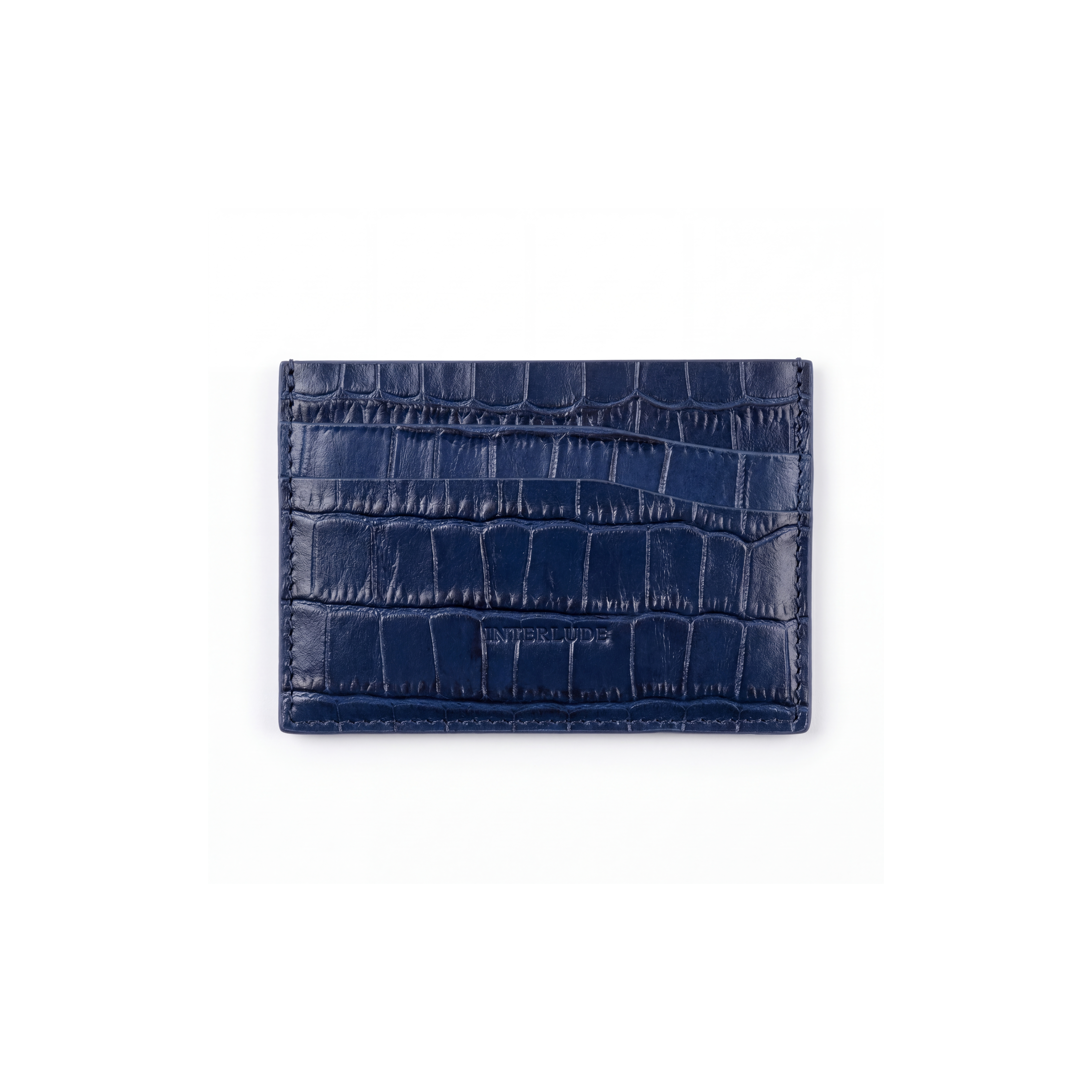 Croc Cardholder - Midnight Navy – INTERLUDE Croc Cardholder - Midnight Navy – INTERLUDE