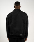 Deconstructed Monogram Jeans Jacket - Onyx Black
