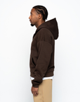 Double Zip Hoodie Terra