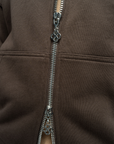 Double Zip Hoodie Terra