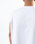 Solar Sleeveless Tee - White