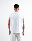 Solar Sleeveless Tee - White