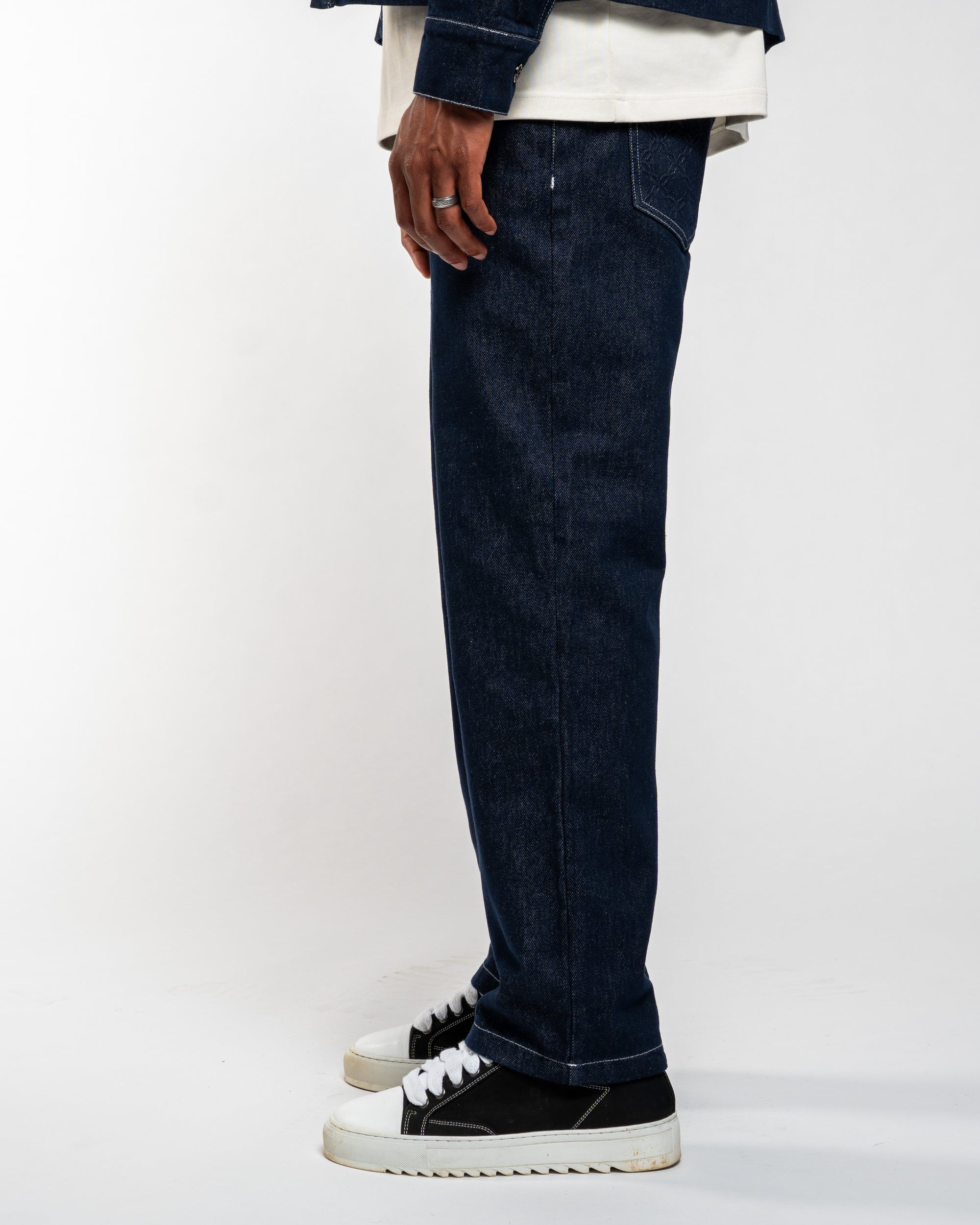 Monogram Denim Jeans - Japanese Denim