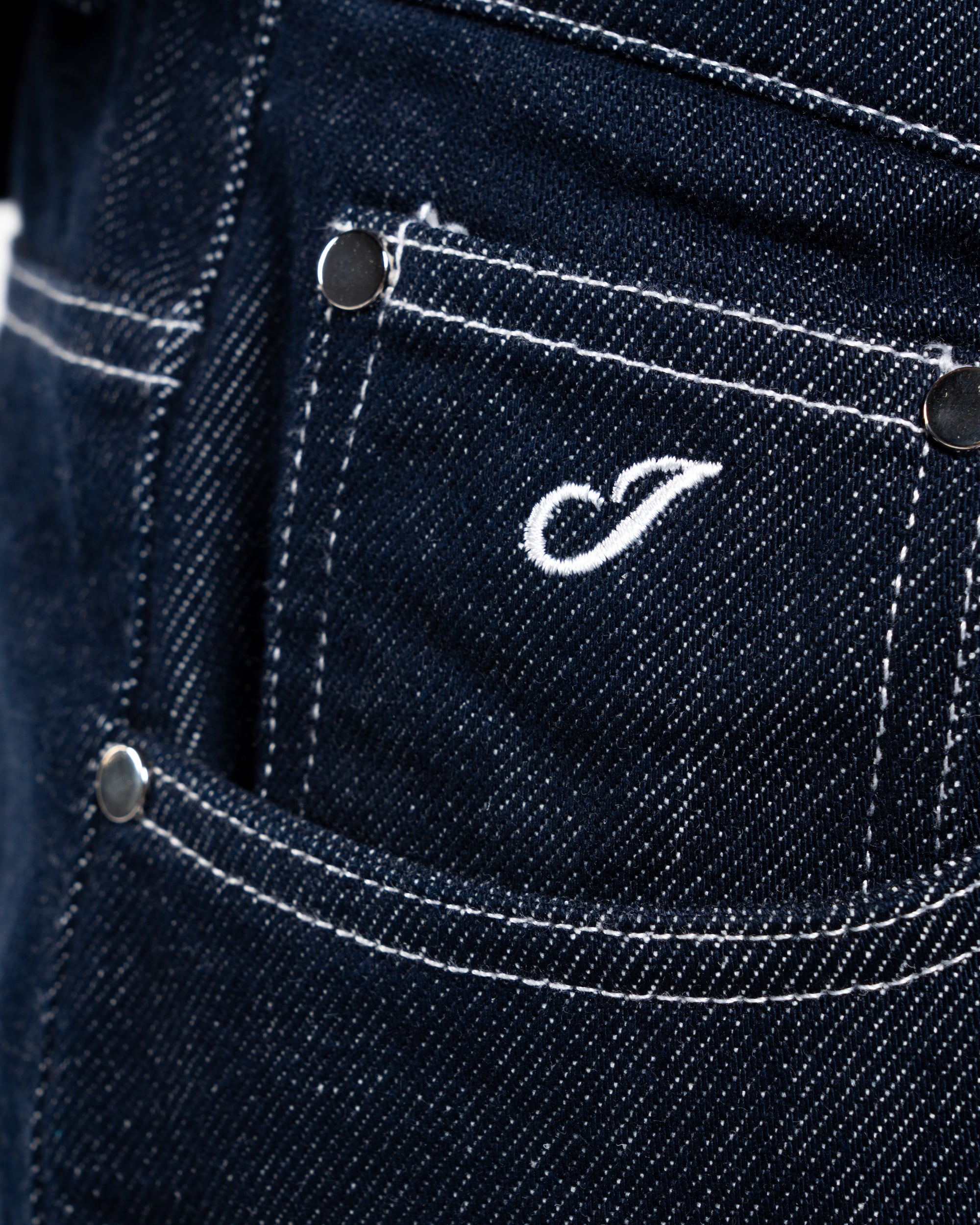 Monogram Denim Jeans - Japanese Denim