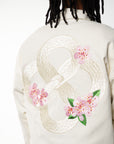 Ouro Blossom Denim Jacket - Petal Beige