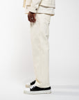 Monogram Denim Jeans - Petal Beige