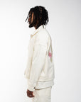 Ouro Blossom Denim Jacket - Petal Beige