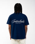Ouro Embroidery Tee - Midnight Navy