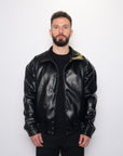Brotherhood Leather Jacket V2 Onyx black