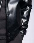 Brotherhood Leather Jacket V2 Onyx black