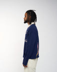 Midnight Blossom Polo Shirt - Midnight Navy