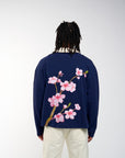Midnight Blossom Polo Shirt - Midnight Navy