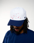 Midnight Blossom Cap - White/Midnight Navy