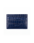 Croc Cardholder - Midnight Navy